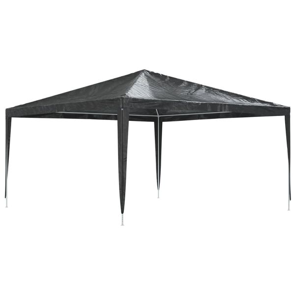vidaXL Profi-Partyzelt 4&times;4 m Anthrazit 90 g/m&sup2;
