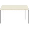 vidaXL Pavillon Stoff Creme