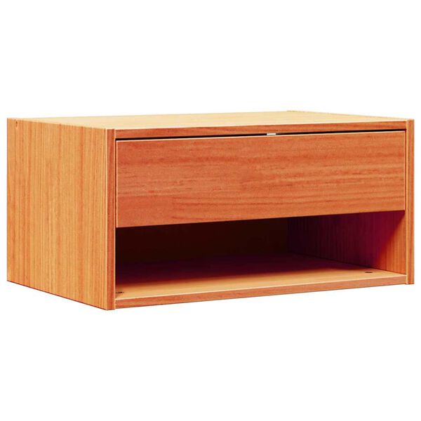 vidaXL Nachttisch 2 pcs Wachsbraun 50 x 32,5 x 24 cm Massivholz Kiefer
