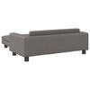 vidaXL Kindersofa mit Hocker Grau 100x50x30 cm Kunstleder