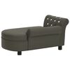 vidaXL Hundesofa Dunkelgrau 83x45x42 cm Kunstleder