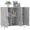 vidaXL Sideboard Betongrau 90x34x80 cm Holzwerkstoff