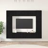 vidaXL TV-Schrankset 8 pcs Schwarz Eichen-Optik Holzwerkstoff