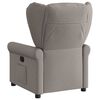 vidaXL Relaxsessel Elektrisch Taupe Stoff