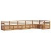 vidaXL Outdoor-Sofagarnitur 6 Stk. Natur