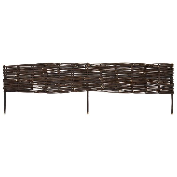 vidaXL Weidenz&auml;une 5 Stk. 120&times;35 cm