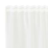 vidaXL Spitzenvorhang mit Vorh&auml;ngen Floral Wei&szlig; 280 x 600 cm Polyester