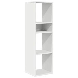 vidaXL B&uuml;cherregal Wei&szlig; 34x31x112 cm Holzwerkstoff