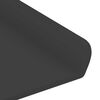 vidaXL Wandregal mit Regal Wandmontiert 2 pcs Schwarz 80 x 9 x 2.5 cm