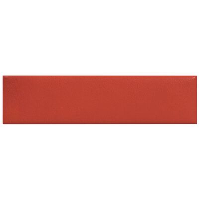 vidaXL Wandpaneele 12 Stk. Rot 60x15 cm Kunstleder 1,08 m²