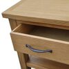 vidaXL Couchtisch 88x53x45 cm Massivholz Eiche