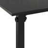 vidaXL 3-tlg. Garten-Lounge-Set mit Kissen Poly Rattan Schwarz