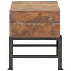 vidaXL Hocker 35 x 35 x 40 cm Massives Altholz
