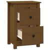 vidaXL Nachttisch Honigbraun 40x35x61,5 cm Massivholz Kiefer