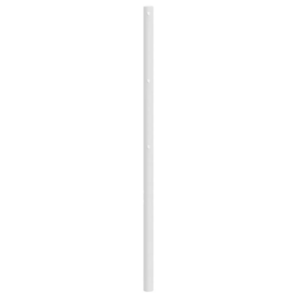 vidaXL Ersatz-Kopfteil Metall Wei&szlig; 200 cm