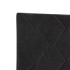 vidaXL Boxspringbett mit Kopfteil Schwarz 140 x 190 cm Samt