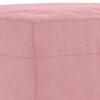 vidaXL 3-tlg. Sofagarnitur mit Kissen Rosa Samt