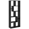vidaXL B&uuml;cherregal Schwarz Eichen-Optik 67 x 25 x 162 cm Holzwerkstoff