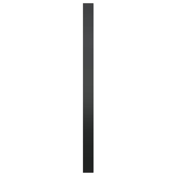 vidaXL Wandspiegel Schwarz 50 cm