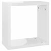 vidaXL W&uuml;rfelregale 6 Stk. Hochglanz-Wei&szlig; 30x15x30 cm