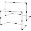 vidaXL 2-tlg. Mini-Fu&szlig;balltor-Set f&uuml;r Kinder 91,5x48x61 cm