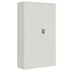 vidaXL Aktenschrank Hellgrau 105x40x180 cm Stahl
