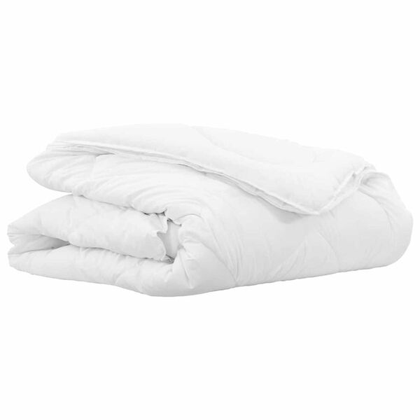 vidaXL Decken & Bettdecken Wei&szlig; 135 x 220 cm Polyester