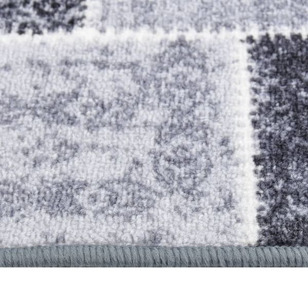 vidaXL Teppichl&auml;ufer Grau 80x350 cm