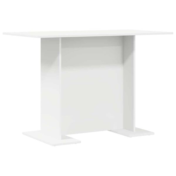 vidaXL Esstisch Wei&szlig; 110x60x75 cm Holzwerkstoff