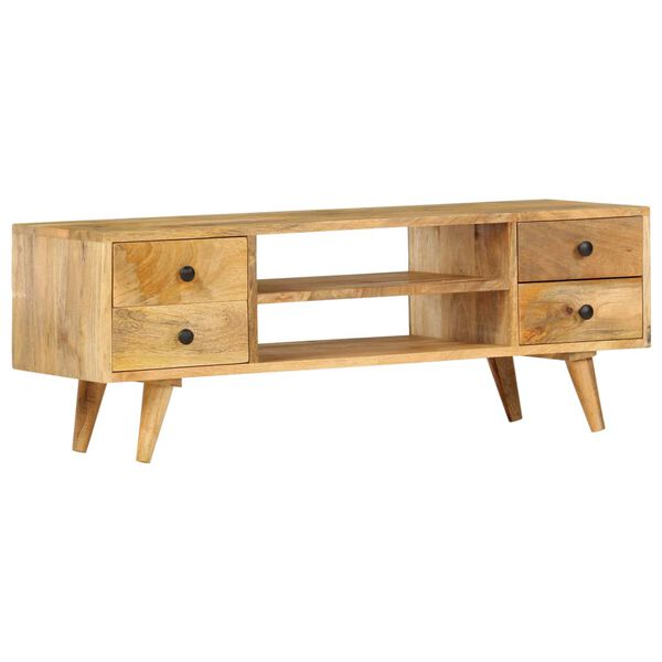 vidaXL TV-Schrank 110 x 35 x 40 cm Massivholz Mango