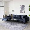 House Nordic Couchtisch Scarlett 70x40 cm Rund Schwarz