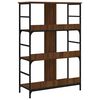 vidaXL B&uuml;cherregal Braun Eichen-Optik 78,5x33x117,5 cm Holzwerkstoff
