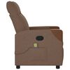 vidaXL Massagesessel Braun Stoff