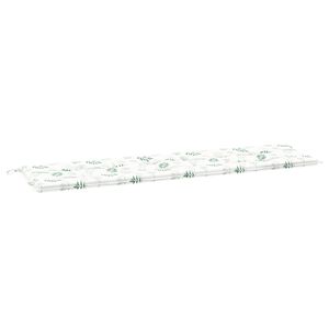 vidaXL Bankpolster Blatt Blattdesign 150 x 50 x 3 cm Oxford-Stoff