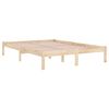 vidaXL Massivholzbett 135x190 cm