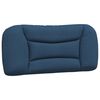 vidaXL Bettgestell ohne Matratze "Hvar" Blau 80x200 cm Stoff