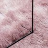 vidaXL Teppich Shaggy Hochflor NAVARRA Altrosa 80x150 cm Polyester