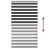 vidaXL Doppelrollo Schwarz 135x230 cm Stoffbreite 130,9 cm Polyester
