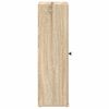 vidaXL Badezimmerschrank mit Rollenhalter Sonoma-Eiche 20,5x22x72 cm