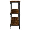 vidaXL Konsolentisch R&auml;uchereiche 200x29x75 cm Holzwerkstoff