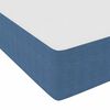 vidaXL Boxspringbett Blau und Weiß 193 x 90 x 60 cm Cordstoff
