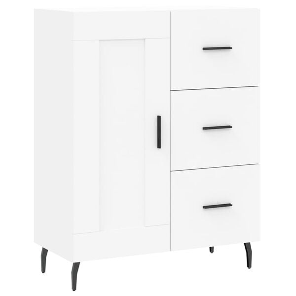 vidaXL Sideboard Wei&szlig; 69,5x34x90 cm Holzwerkstoff