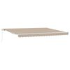 vidaXL Markise Beige 450 x 300 x 165 cm Polyester und Metall
