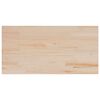 vidaXL Tischplatte 100x50x2,5 cm Rechteckig Massivholz Kiefer