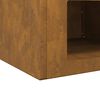 vidaXL Feuerstelle Rostig 50 x 50 x 40 cm Wetterfeststahl