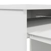 vidaXL Schreibtisch Wei&szlig; 86x49x76 cm Holzwerkstoff