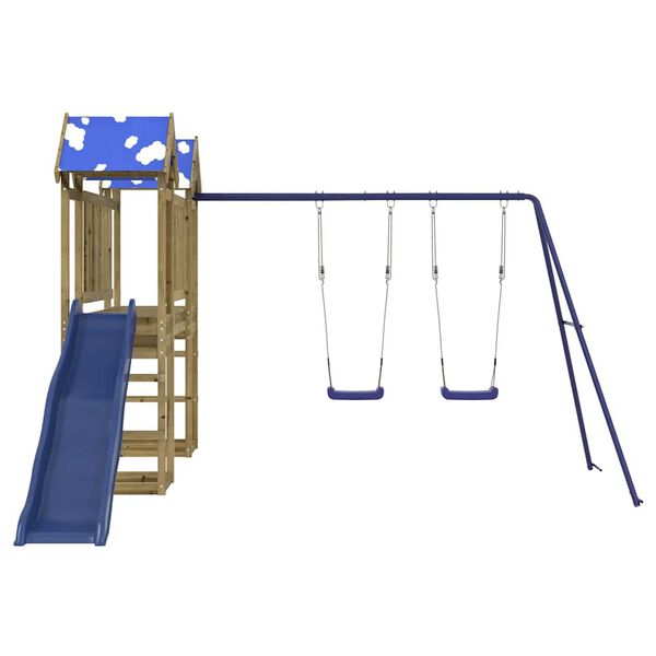 vidaXL Spielturm Impr&auml;gniertes Kiefernholz