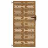 vidaXL Gartentor 85x200 cm Cortenstahl Quadratisches Design