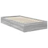 vidaXL Aufbewahrungsbett Ger&auml;ucherte Eiche 90 x 200 cm Holzwerkstoff