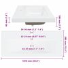 vidaXL Badezimmerschrank Wandmontiert Artisan-Eiche 100 x 38,5 x 46 cm